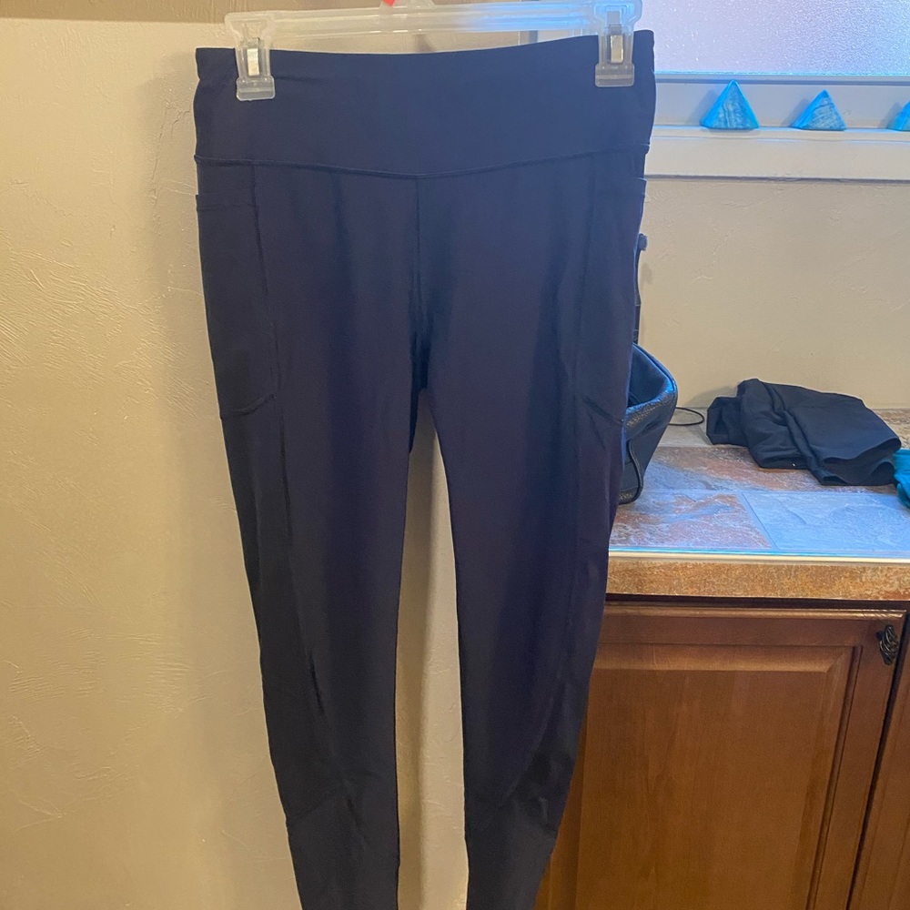 Workout pants- navy blue